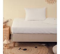Kadolis - Protège Matelas Enfant 90x190 cm Flanelle de Coton Bio | Préserve le matelas - Doux et confortable - Forme drap housse - 100% Coton Bio certifié GOTS