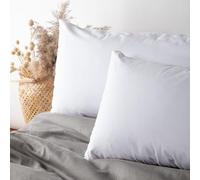 Kadolis - Protège Oreiller Imperméable enveloppe Jersey Coton Bio 40x60 cm - Housse Oreiller avec Fermeture Éclair - Respirant et Silencieux - Certifié OEKOTEX