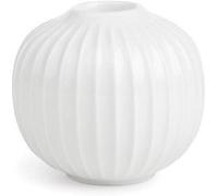 Kähler Chandelier rond Ø8 cm Hammershøi design danois fait main, blanc