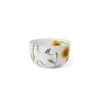 Kähler Design Hammershøi 693282 Bol d'été en porcelaine avec tournesols peinture aquarelle 7,5 x 12 cm