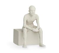 Kähler Le Réflecteur H14 cm Sculptures de caractères Non émaillé, blanc