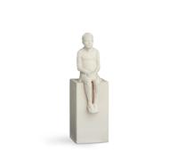 Sculture décoration d'intérieur THE DREAMER 21,5 cm, blanc, grès, Kähler