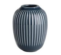 Kähler Vase H10.5 cm Hammershøi design danois pour fleurs fait main, gris