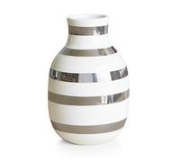 Kähler Vase H12.5 cm Omaggio Originaldesign avec bandes peintes à la main, metallics