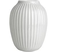 Kähler Vase H25.5 cm Hammershøi design danois pour fleurs fait main, blanc