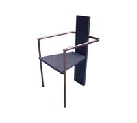 Källemo Fauteuil Concrete Argile-piètement cuivré