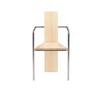 Källemo Fauteuil Concrete Frêne-piètement acier brut