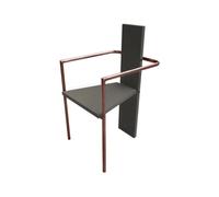 Källemo Fauteuil Concrete Gris-piètement cuivré