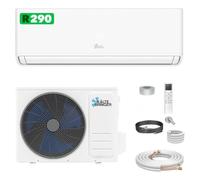 Kältebringer® Climatiseur Split Réversible 12000 BTU 3,7 kW R290 | Sans gaz F - climatiseur très silencieux avec WiFi et application, refroidissement kit de montage inclus