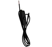 Kaeltsyn Câble de commutation USB On Off de 1,5 m avec commutateurs physiques intégrés pour lumières LED et chargement de téléphone, câble d'extension de lampe solaire blanc ou noir