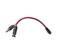 Kaeltsyn Connecteur DC7909, Fil Adaptateur, 1m | Couche extérieure en PVC pour liens de d ' énergie portables avec connexion de branchement de panneau de