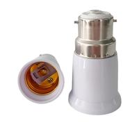 Kaeltsyn Convertisseur de culot d ' ampoule Adaptateur de douille B22 à E27 pour lampes de plafond Tensions 110 V-240 V Convertisseur de douille d ' ampoule à rotation facile