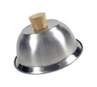 Kaeltsyn Couvercle à Hamburger Professionnel, matériaux en Acier Inoxydable antirouille, dôme de du Fromage, Nettoyage Facile, Gadget de Cuisine, Presse à Barbecue Professionnelle