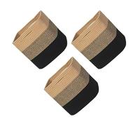 Kaeltsyn De 3 paniers en Fibres Naturelles, Utilisation idéale pour Les étagères de Garde-Robe et l ' Organisation de Placard, Panier d ' Organisation de Placard