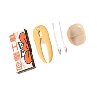 Kaeltsyn Ensemble de craquelins et de Pics à crabes ergonomiques, pour Usage Domestique et Restaurant, Gadget en Acier Inoxydable pour enlever Les coquilles, équipement Ergonomique pour crevettes