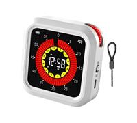 Kaeltsyn Minuterie de Cuisine numérique, minuterie visuelle, Compte à rebours Rechargeable avec magnétique pour la Cuisine en itness, Compte à rebours visuel pour Horloge, Grand écran