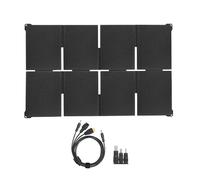 Kaeltsyn Panneau solaire flexible 80 W 5 V/12 V/20 V haute efficacité portable de secours pour camping en plein air photovoltaïque pliable
