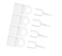 Kaeltsyn Pinces de Levage pour Stores, poignée de Store Transparente pour Tringle, Accessoires de Rideau Roulant, Pare-Soleil à Rouleau, Clip Coulissant pour fenêtre, poignée de Store