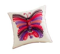 Kaeltsyn Taie d ' Oreiller brodée en Coton, Housse de Coussin carrée, décoration de la Maison, Oreiller brodé élégant