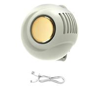 Kaeltsyn Ventilateur à clipser, rechargeable, alimenté par USB, plusieurs choix de tirage, construction en ABS solide, fonctions sur différentes zones, ventilateur de voyage léger et utile