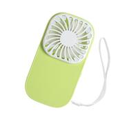 Kaeltsyn Ventilateur de Poche avec Couvercle en, Dispositif de Refroidissement alimenté par Batterie pour étudiants, Voyageurs Professionnels, Ventilateur Portable pour Voyage