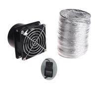 Kaeltsyn Ventilateur de ventilation haute performance avec aspiration puissante et tuyau de conduit en plastique pour une efficace de la fumée et de la poussière Extracteur de fumée ESD alimenté