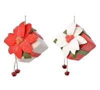 Kaemingk 8719152230709 Lot de 2 décorations de Noël à Suspendre Multicolore