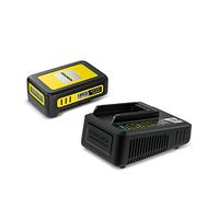 Kärcher 18 V Set Battery Power 18/25, Batterie 18 V/2,5 Ah et Chargeur Rapide, Batterie Lithium-Ion, Temps de Charge : 100 % en moins d'1h30, pour tous les Outils de la Plateforme d'Alimentation 18 V