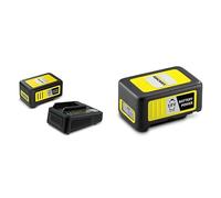 Kärcher 18 V Set Battery Power 18/50, Batterie 18 V/5 Ah et Chargeur Rapide, Batterie Lithium-Ion, Temps de Charge : 100% en moins de 2h30, pour tous les Outils de la Plateforme & Kärcher