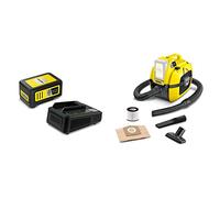 Kärcher 18 V Set Battery Power 18/50, Batterie 18 V/5 Ah et Chargeur Rapide, Batterie Lithium-ION, Temps de Charge : 100% en Moins de 2h30, pour Tous Les Outils de la Plateforme