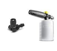 Kärcher 2.643-254.0 Lance vario power 360° pour nettoyeur haute pression K2 à K7, Noir & Canon à mousse 0,6L accessoire pour nettoyeurs haute pression, Noir