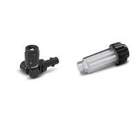 Kärcher 2.643-254.0 Lance vario power 360° pour nettoyeur haute pression K2 à K7, Noir & Filtre à eau accessoire pour nettoyeurs haute pression, Noir