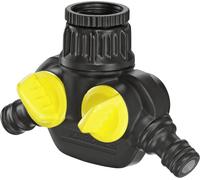 Kärcher Home & Garden 2.645-199.0 plastique Distributeur d'eau 2 voies raccord enfichable, 24,2 mm (3/4\ ) (filet int.), 18,7 mm