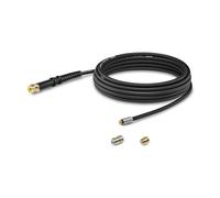 Kärcher Kit de nettoyage PC 7.5 pour nettoyeur haute pression (longueur : 7,5 m), effet de nettoyage à 360° grâce à la buse rotative en laiton et acier inoxydable, tuyau flexible de qualité, noir