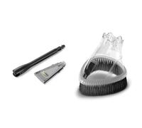 Kärcher Lance de Nettoyage Haute Pression eco!Booster 180, 50% Plus Efficace Que Le Jet Plat & Protection Anti éclaboussures Accessoire pour nettoyeurs Haute Pression, Noir/Transparent