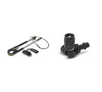 Kärcher Lance télescopique TLA 4 pour Nettoyer Les Surfaces jusqu'à 5 mètres de Haut & 2.643-254.0 Lance Vario Power 360° pour Nettoyeur Haute Pression K2 à K7, Noir