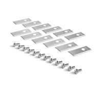 KÄRCHER Lot de 12 Lames et Vis de Rechange pour Robots Tondeuses RCX, Acier Inoxydable Haute Résistance, Coupe Nette et Précise, Compatible Gamme RCX 4 et RCX 6
