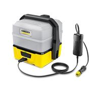 Kärcher Nettoyeur à Pression Mobile OC 3 Plus Car, Débit : 2 L/h, Réservoir d'eau : 7 L, Tuyau : 2,8 m, Buse à Jet Plat, Adaptateur Batterie Auto