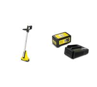 Kärcher Nettoyeur de Terrasse sans Fil PCL 3-18, Pression: Max.10 Bar, Consommation d'eau:Max.180l/h & 18 V Set Battery Power 18/50, Batterie 18 V/5 Ah et Chargeur Rapide, Batterie Lithium-ION