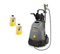 KÄRCHER Nettoyeur haute pression eau chaude HDS 5/15 UX 150 bars + produit entretien