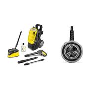 Kärcher Nettoyeur Haute Pression K 7 Compact Home, Pression : Max. 180 Bar, Débit : 600 l/h & Brosse de Lavage Rotative WB 130, avec Embout Universel, Interchangeable