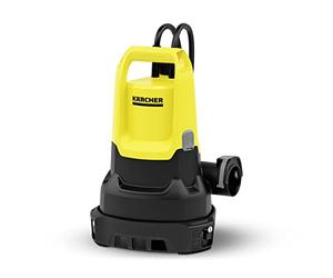 Kärcher SP 16.000 Pompe submersible à double aspiration plate pour eau sale, débit 16 000 l/h, profondeur d'immersion max. 7 m, pour eau sale avec particules jusqu'à 20 mm, hauteur d'eau résiduelle