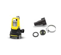 Kärcher SP 17.000 Flat Level Sensor Pompe d'Évacuation Aspirant à Plat & 6.997-359.0 lien (adapté au tuyau d'aspiration 3/4 Zoll+ 1 Zoll)