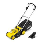 Kärcher Tondeuse Sans Fil LMO 3-18, Adaptée aux Pelouses jusqu'à 350 m² de Superficie, Largeur de Coupe : 34 cm, Moteur : 18 V, Bac de Ramassage : 35 l, avec Batterie 18 V de Kärcher (Non Incluse)