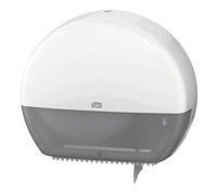 Distributeur papier toilette rouleau Maxi-Jumbo Tork T1 plastique blanc