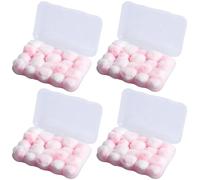KAFZEL 80 Pices Rose Bouchons d'Oreille pour Dormir Moulables, Anti bruit sommeil, Bouchon d'oreille pour dormir En Silicone, Bou-chons d'Oreilles pour Natation Sommeil Avions Apprentissage