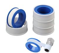 Kahaybeall 4 PCS Ruban de PTFE, Anti Fuite D'eau, Ruban Etancheite Plomberie, PTFE, pour Plomberie, Robinetterie, Tuyaux, Résistant aux Températures Extrêmes et à l'Humidité (10Mx12MM)