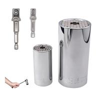Kahaybeall ouille Universelle 7-19mm et 11-32mm, Outil Universel Multifonction, Universal Socket Wrench, Set de Douilles Multifonctionnelles - Outil Pratique pour Écrous Irréguliers