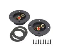 KAHDGSS Panneau de bornes encastré de 75 mm, Tasse de, 2 Pack | avec matériel de pour les tâches de remplacement du câblage du boîtier