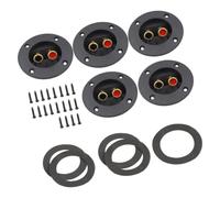 KAHDGSS Panneau de bornes encastré de 75 mm, Tasse de, 5 Pack | avec matériel de pour les tâches de remplacement du câblage du boîtier